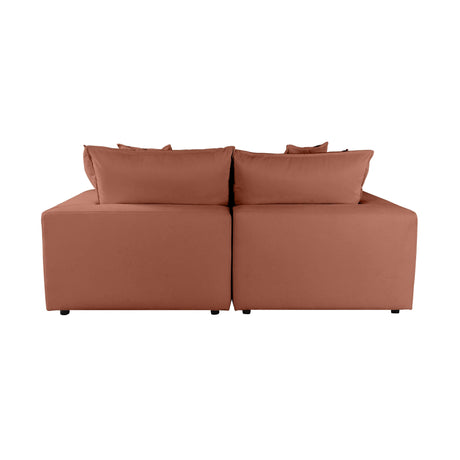 Cali Performance Fabric Modular Loveseat by TOV Furniture at Eve Furniture