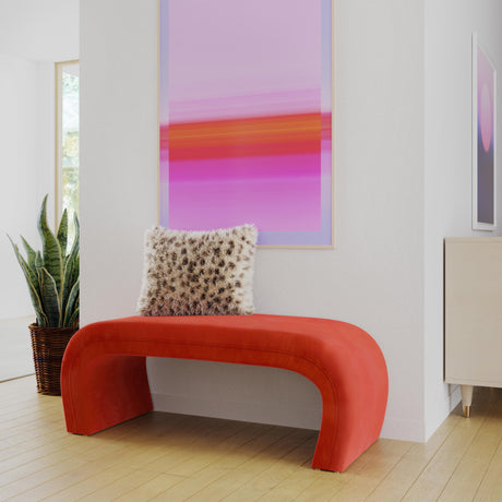 Kenya Velvet Bench by TOV Furniture at Eve Furniture