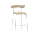 Liliana Performance Velvet Stool by TOV Furniture at Eve Furniture