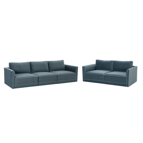 Willow Velvet Modular Sofa by TOV Furniture at Eve Furniture