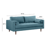 Cave Velvet Loveseat by TOV Furniture at Eve Furniture