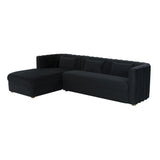 Callie Velvet Sectional by TOV Furniture at Eve Furniture