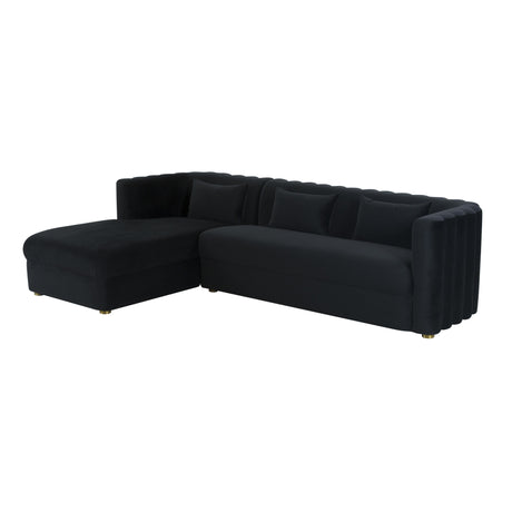 Callie Velvet Sectional by TOV Furniture at Eve Furniture