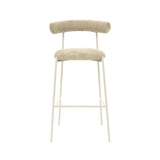 Liliana Performance Velvet Stool by TOV Furniture at Eve Furniture