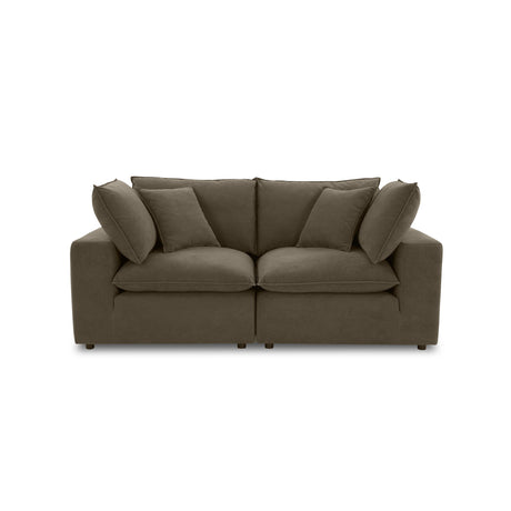 Cali Performance Fabric Modular Loveseat by TOV Furniture at Eve Furniture