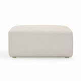 Hangover Cream Outdoor Ottoman by TOV Furniture at Eve Furniture