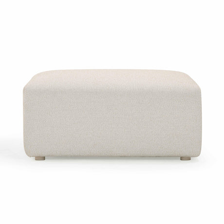 Hangover Cream Outdoor Ottoman by TOV Furniture at Eve Furniture