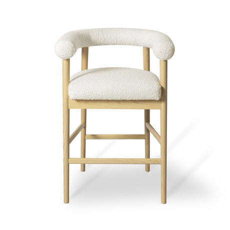 Spara Performance Boucle Counter Stool by TOV Furniture at Eve Furniture