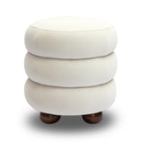 Stefanie Velvet Ottoman by TOV Furniture at Eve Furniture