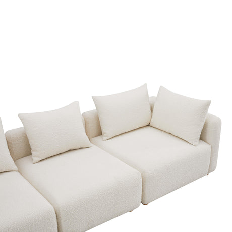 Hangover Cream Boucle Sofa by TOV Furniture at Eve Furniture