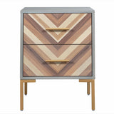 Quinn Grey Side Table by TOV Furniture at Eve Furniture