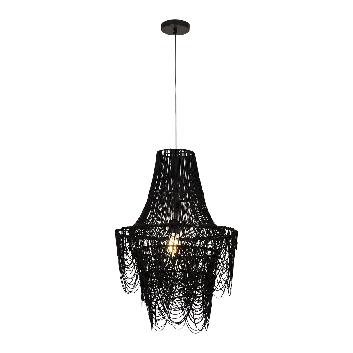 Raipur Black Pendant by TOV Furniture at Eve Furniture