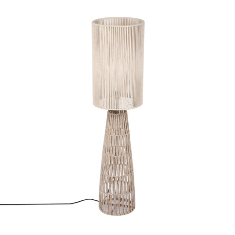 Beam Cream Natural Jute Floor Lamp by TOV Furniture at Eve Furniture