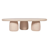 Rahul Cream Coffee Table by TOV Furniture at Eve Furniture