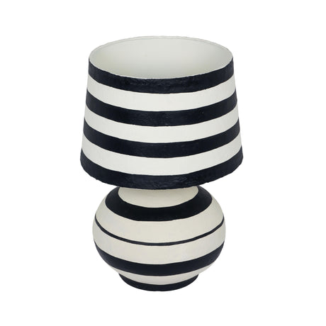 Positano Striped Papier Mache Table Lamp by TOV Furniture at Eve Furniture