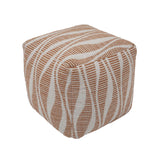 Ember Woven Pouf by TOV Furniture at Eve Furniture