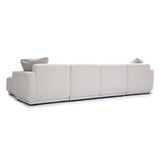 Perry Cream Chenille Modular U-Sectional by TOV Furniture at Eve Furniture