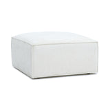 Mindy Chenille Basketweave Ottoman by TOV Furniture at Eve Furniture