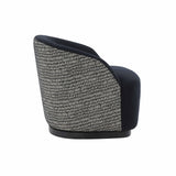 Reese Black Velvet Swivel Chair by TOV Furniture at Eve Furniture