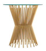Grace Glass Side Table By Inspire Me! Home Decor by TOV Furniture at Eve Furniture