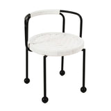 Pansy Cream Outdoor Dining Chair by TOV Furniture at Eve Furniture