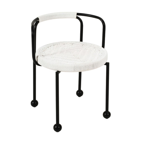 Pansy Cream Outdoor Dining Chair by TOV Furniture at Eve Furniture