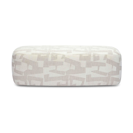 Graceland Cream Jacquard Bench by TOV Furniture at Eve Furniture