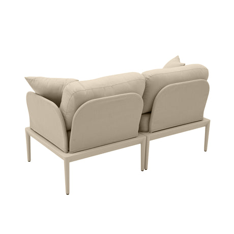 Kapri Modular Outdoor Loveseat by TOV Furniture at Eve Furniture