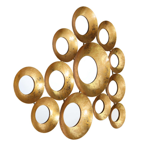 Vivid Gold Mirror by TOV Furniture at Eve Furniture