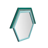 Lally Velvet Prism Wall Mirror by TOV Furniture at Eve Furniture