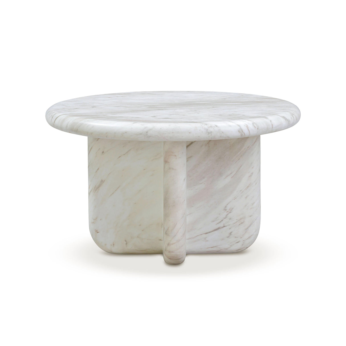 Juju Nesting Indoor/Outdoor Marble Coffee Tables by TOV Furniture at Eve Furniture