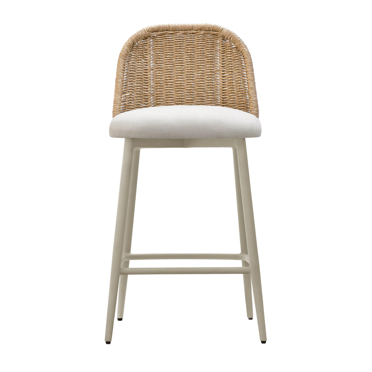 Alexa Performance Fabric Outdoor Stool by TOV Furniture at Eve Furniture