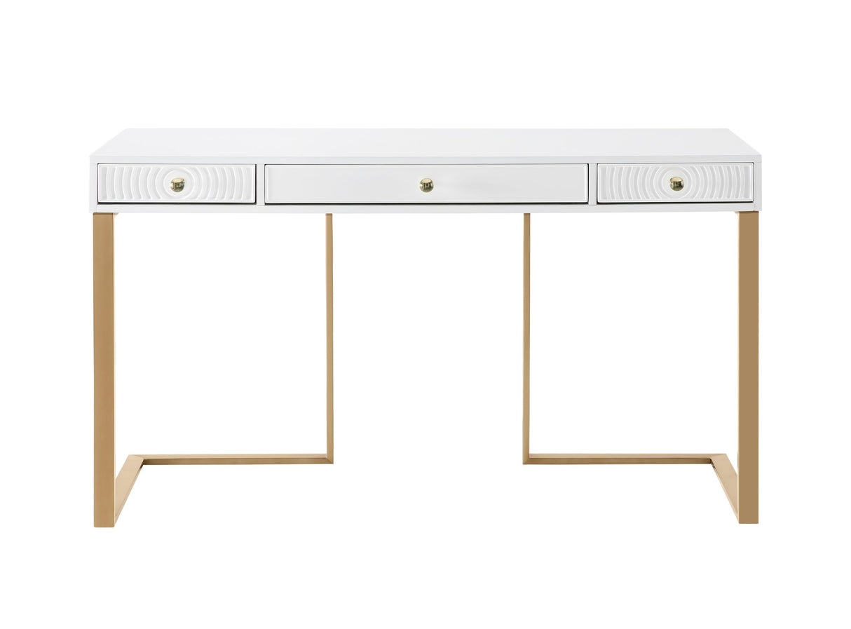 Janie Lacquer Desk by TOV Furniture at Eve Furniture
