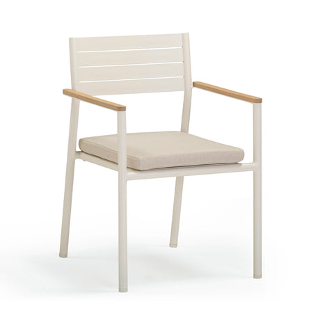 Sardinia Cream Outdoor Dining Chair - Set of 2 by TOV Furniture at Eve Furniture