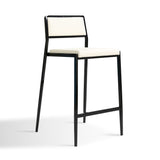 Gale Performance Vegan Leather Stackable Stool - Set of 2 by TOV Furniture at Eve Furniture