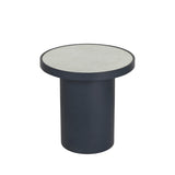 Nautilus Antique Silver Mirrored Side Table by TOV Furniture at Eve Furniture