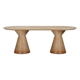 Fassa Terracotta Indoor / Outdoor 87" Oval Dining Table by TOV Furniture at Eve Furniture