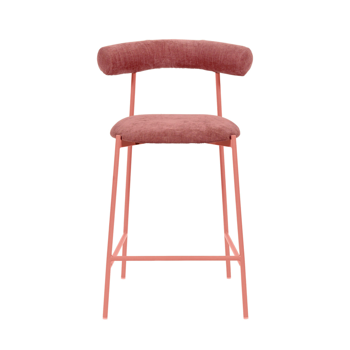 Liliana Performance Velvet Stool by TOV Furniture at Eve Furniture
