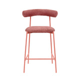 Liliana Performance Velvet Stool by TOV Furniture at Eve Furniture