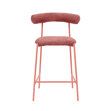 Liliana Performance Velvet Stool by TOV Furniture at Eve Furniture