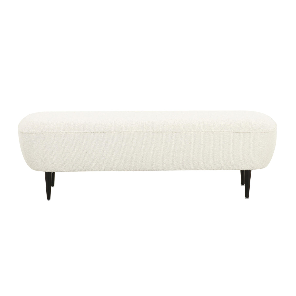Denise Cream Boucle Bench by TOV Furniture at Eve Furniture