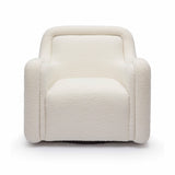 Charli Boucle Swivel Chair by TOV Furniture at Eve Furniture