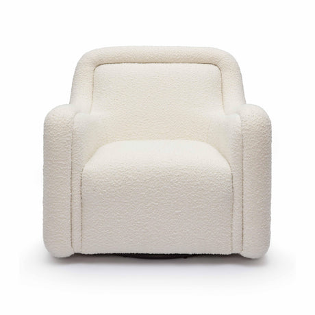 Charli Boucle Swivel Chair by TOV Furniture at Eve Furniture