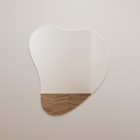 Phoebe LED Teardrop Wall Mirror by TOV Furniture at Eve Furniture