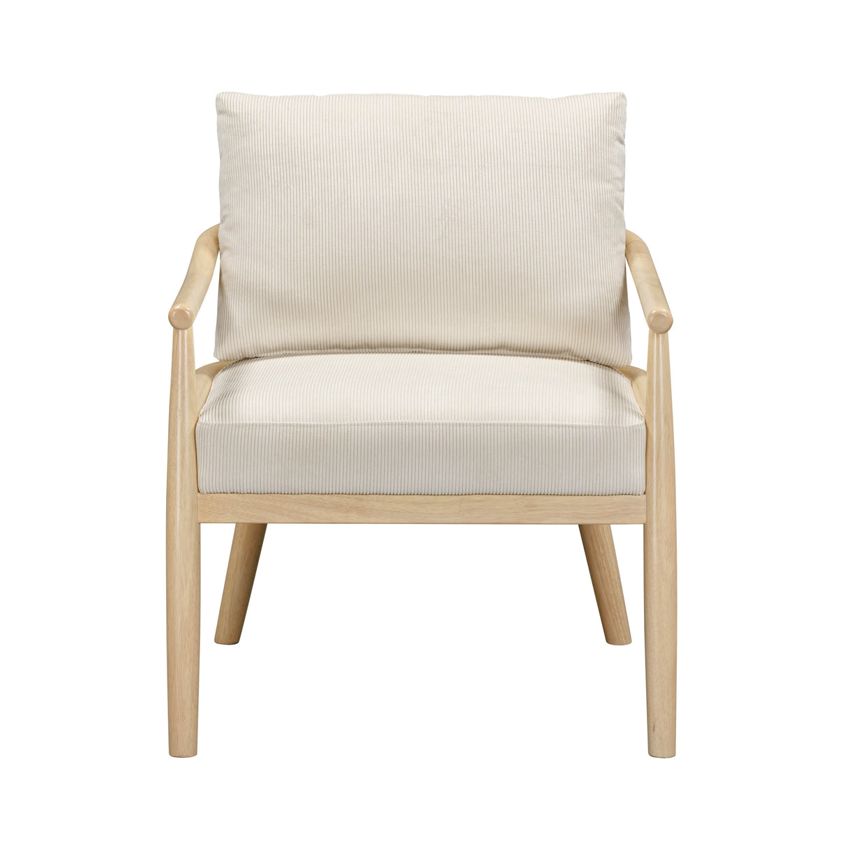 Dixie Cream Performance Corduroy Accent Chair by TOV Furniture at Eve Furniture