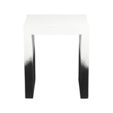 Matra Black and White End Table by TOV Furniture at Eve Furniture