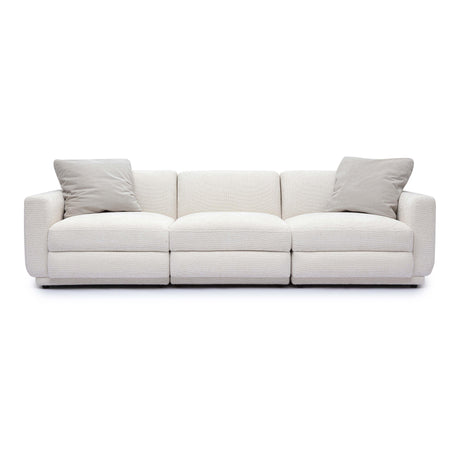 Perry Cream Chenille Modular Sofa by TOV Furniture at Eve Furniture