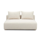 Hangover Heavy Textured Fabric Modular Loveseat by TOV Furniture at Eve Furniture
