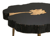 Timber Black and Brass Coffee Table by TOV Furniture at Eve Furniture