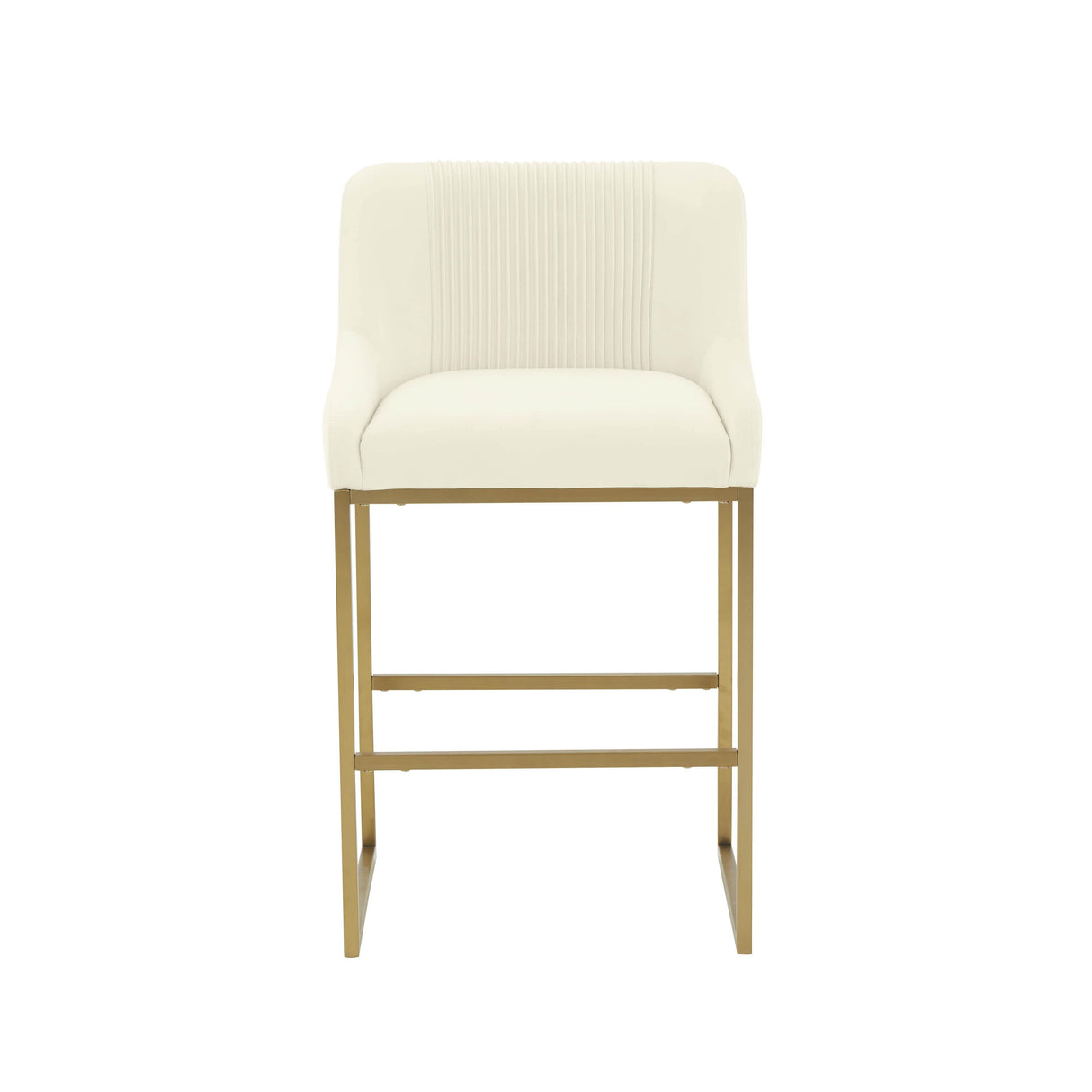 Lisa Pleated Velvet Counter Stool by Inspire Me! Home Decor by TOV Furniture at Eve Furniture